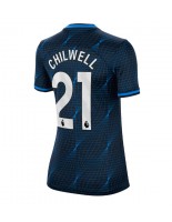 Chelsea Ben Chilwell #21 Vieraspaita Naisten 2023-24 Lyhythihainen
